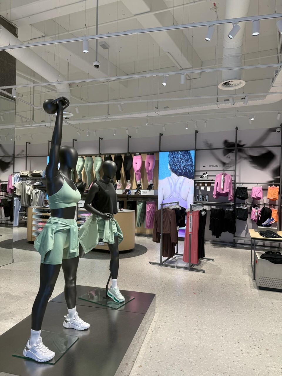 Sportafdeling Nike Oberhausen met ledschermen